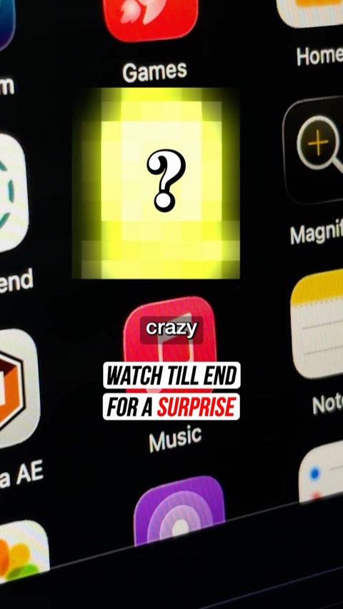 A teaser about a mystery app hidden on a phone home screen